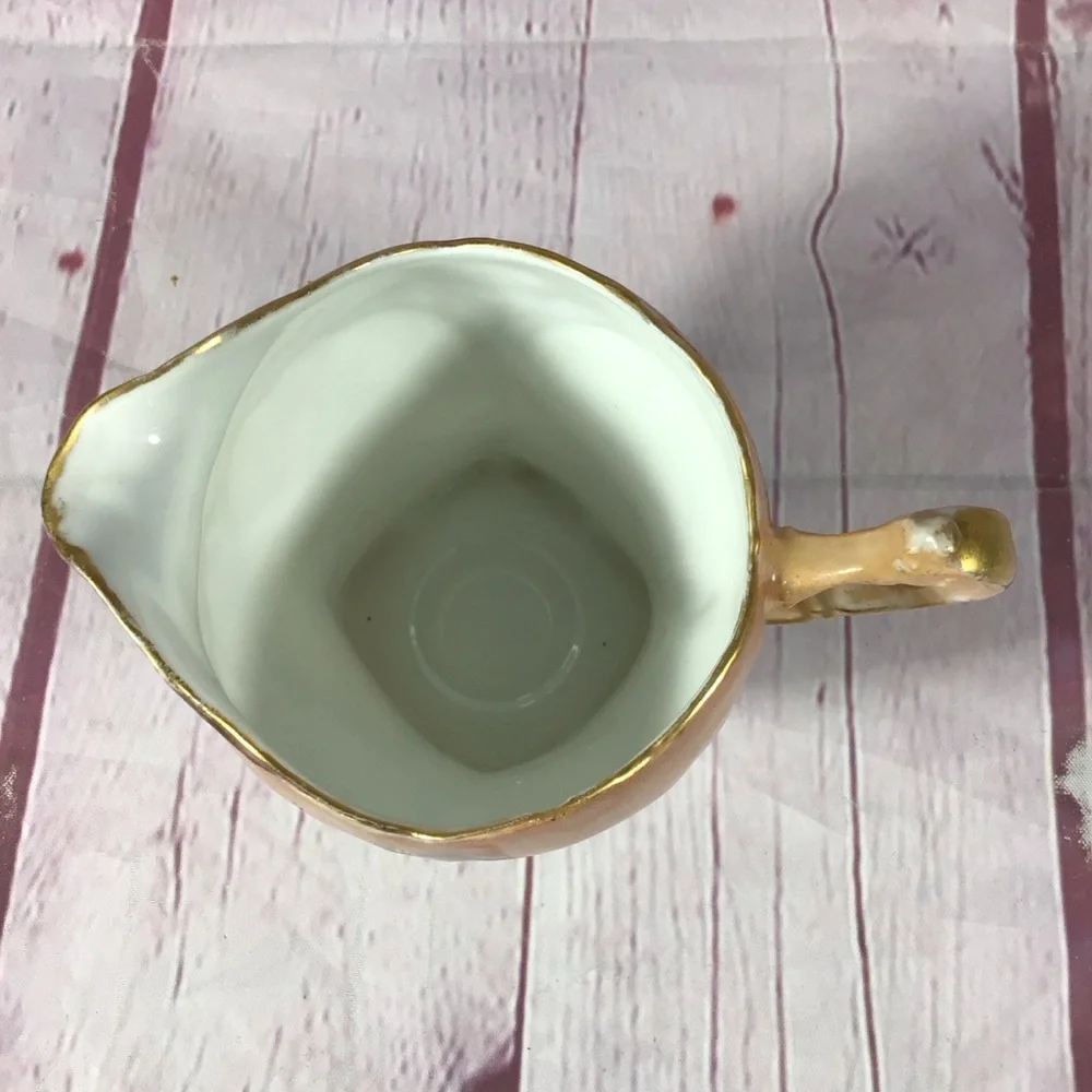 Vintage Weimar Germany Floral Porcelain Creamer Pitcher
